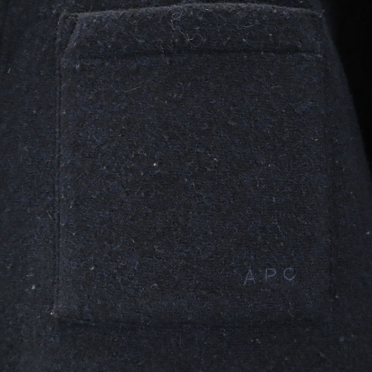 A.P.C. アーペーセー 長袖 ボンディング カーディガン L ネイビー メンズ