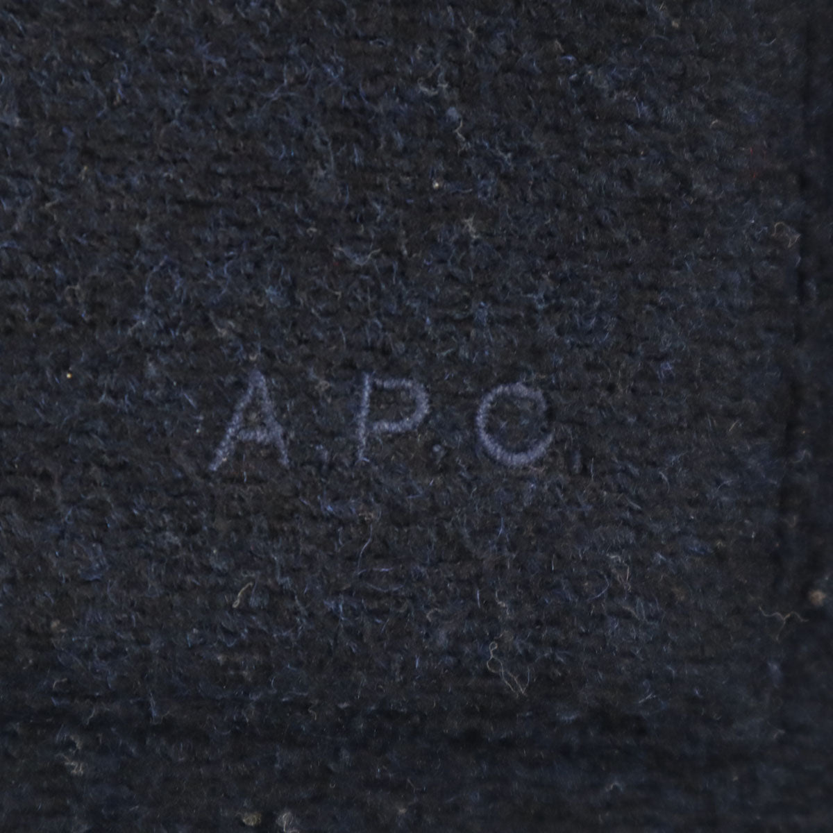 A.P.C. アーペーセー 長袖 ボンディング カーディガン L ネイビー メンズ