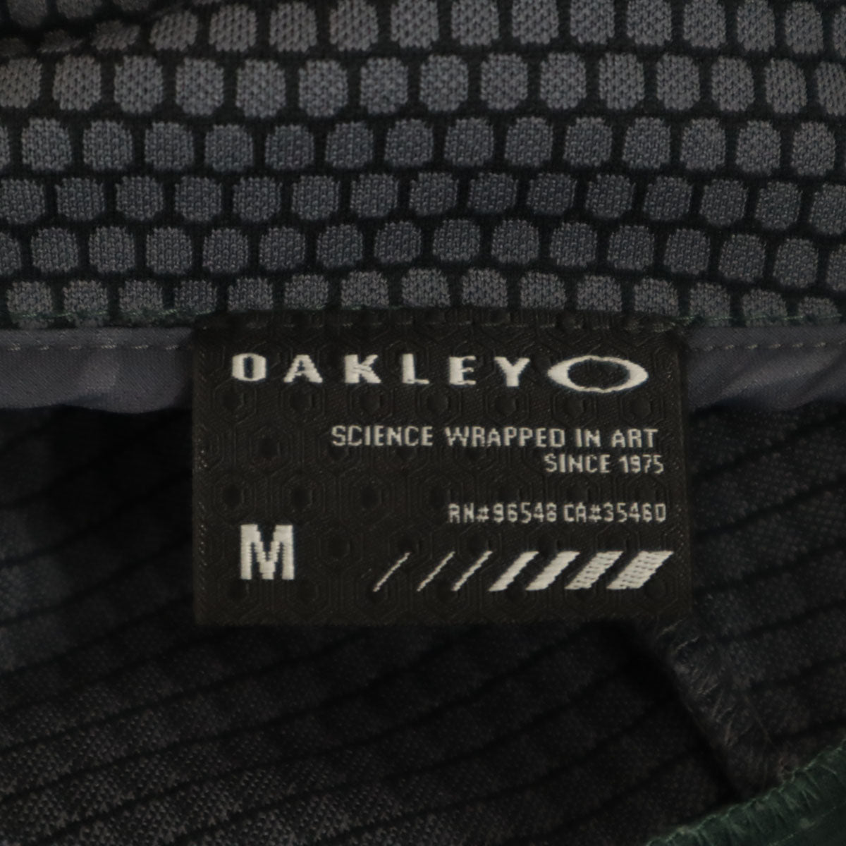 OAKLEY オークリー トラックジャケット M 深緑 ウィンドブレーカー メンズ