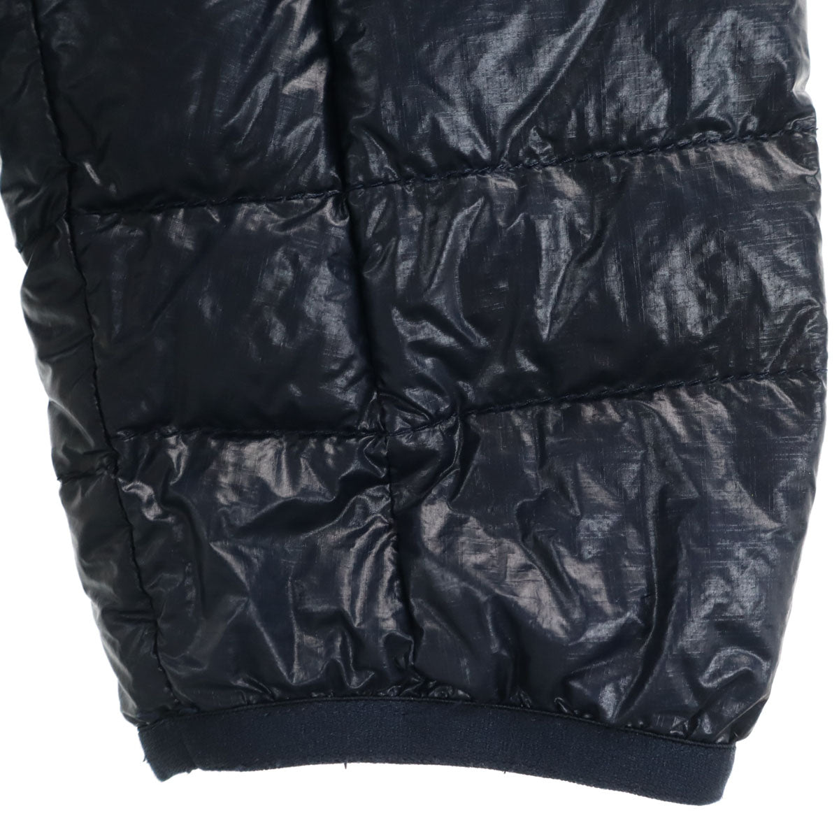 THE NORTH FACE ノースフェイス ライトヒート ダウンジャケット L ネイビー 収納袋付き アウトドア ND18174 メンズ