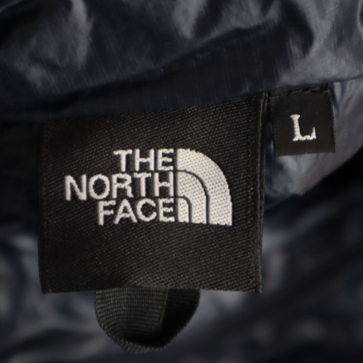 THE NORTH FACE ノースフェイス ライトヒート ダウンジャケット L ネイビー 収納袋付き アウトドア ND18174 メンズ