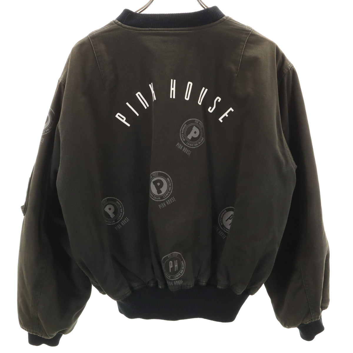 PINK HOUSE ピンクハウス MA-1 ブルゾン ブラック レディース