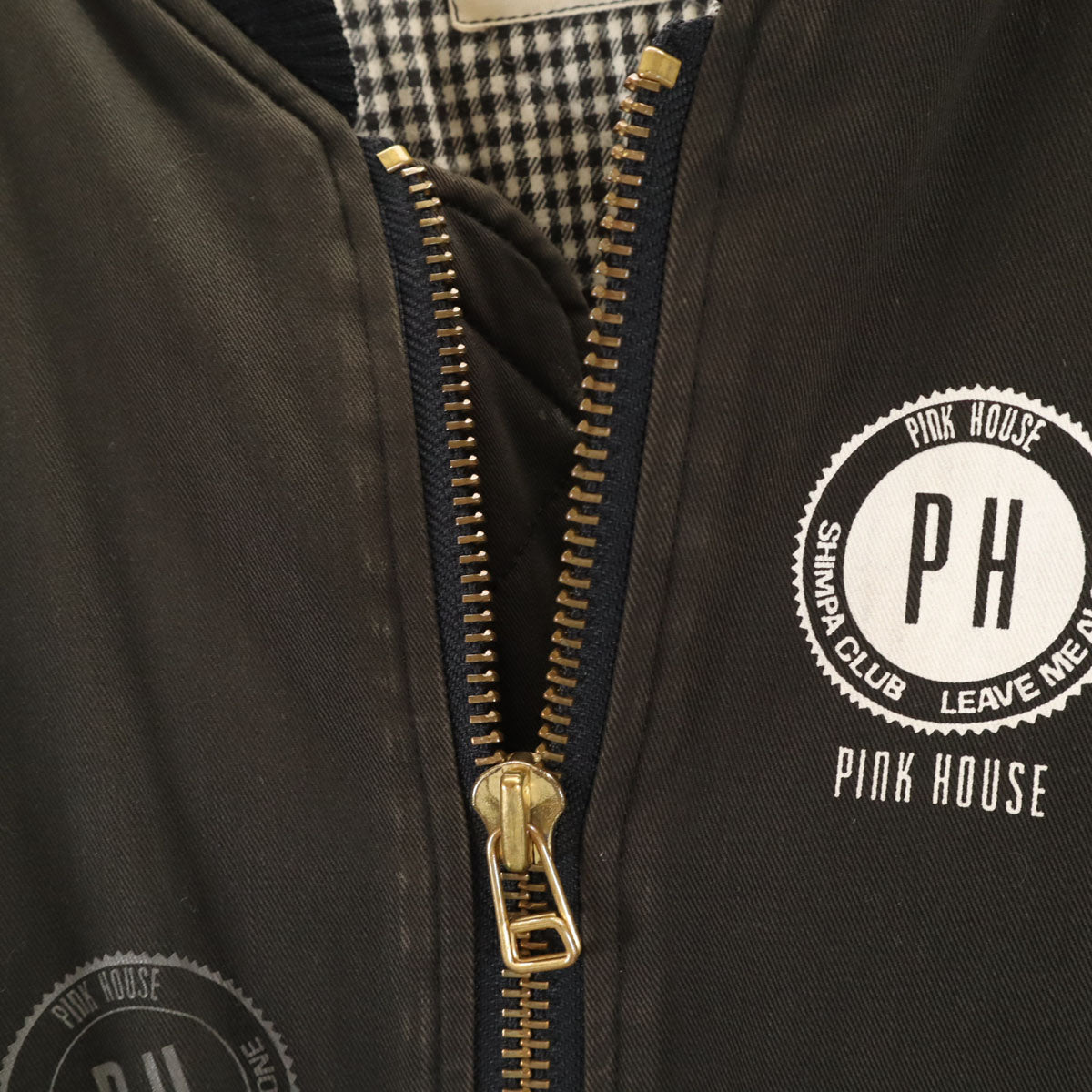 PINK HOUSE ピンクハウス MA-1 ブルゾン ブラック レディース