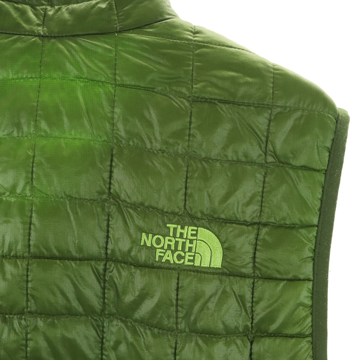 THE NORTH FACE ザノースフェイス 中綿ベスト S グリーン アウトドア メンズ