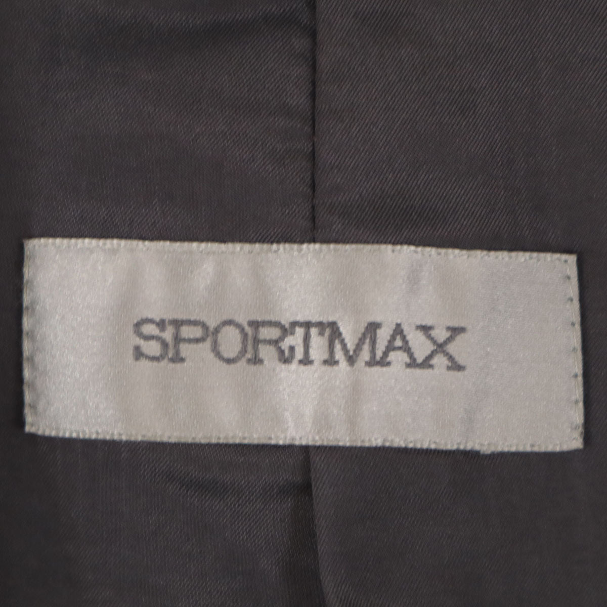 SPORTMAX スポーツマックス イタリア製 テーラードジャケット 42 カーキベージュ系 レディース