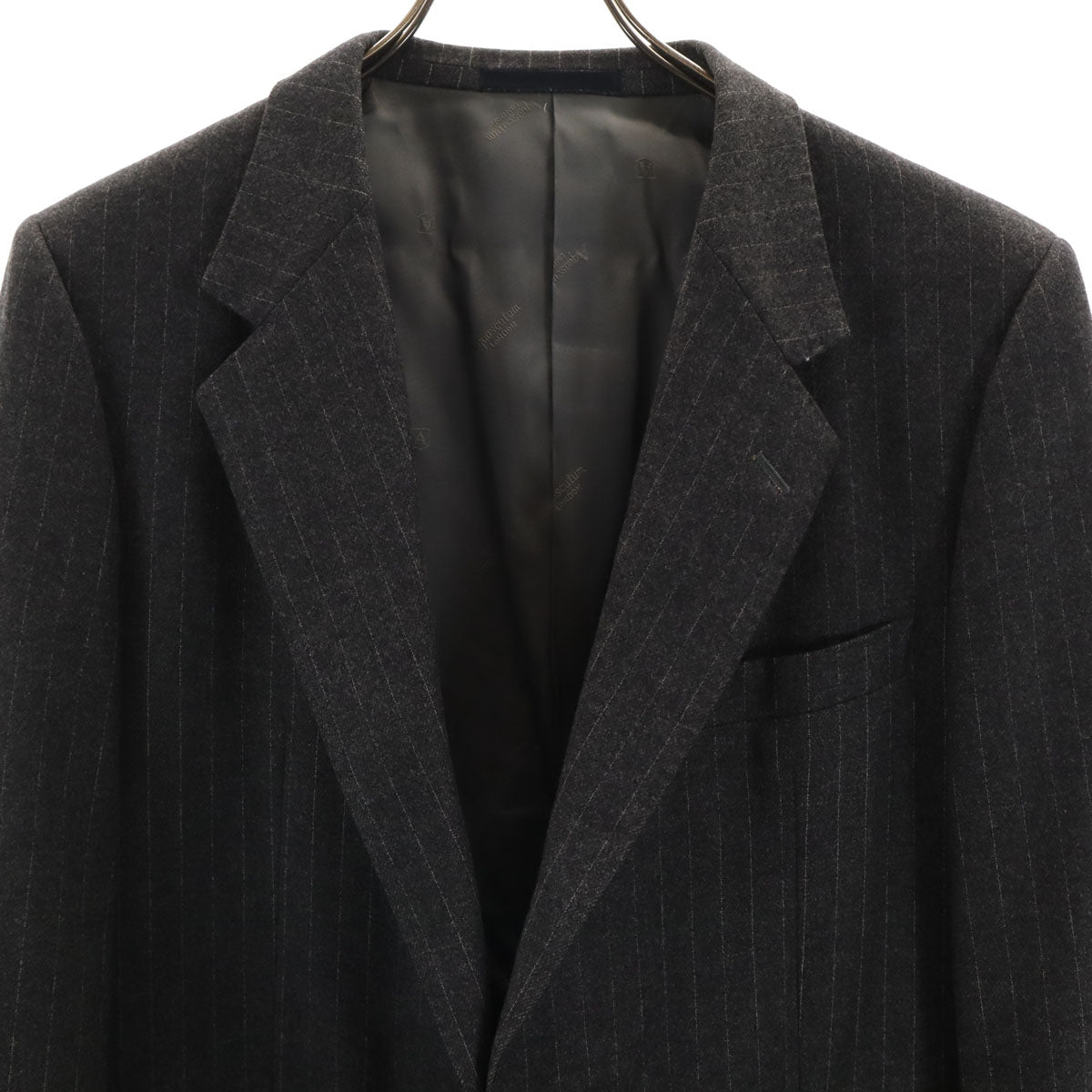 Aquascutum アクアスキュータム 90s 日本製 オールド テーラードジャケット 100AB7 グレー メンズ