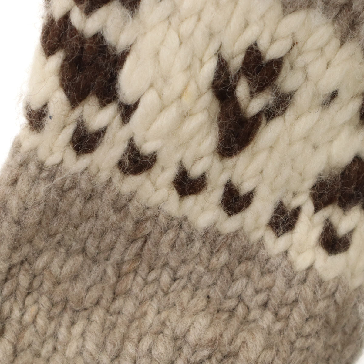 cowichan 80s 90s カナダ製 オールド カウチンジャケット M グレー系 トナカイ メンズ