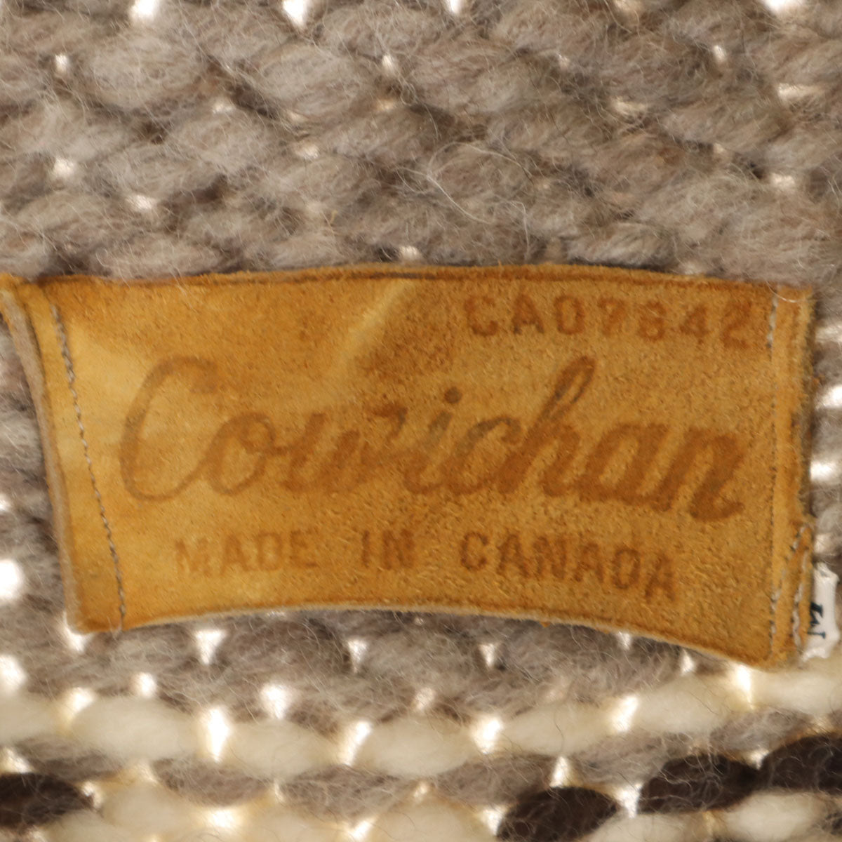 cowichan 80s 90s カナダ製 オールド カウチンジャケット M グレー系 トナカイ メンズ