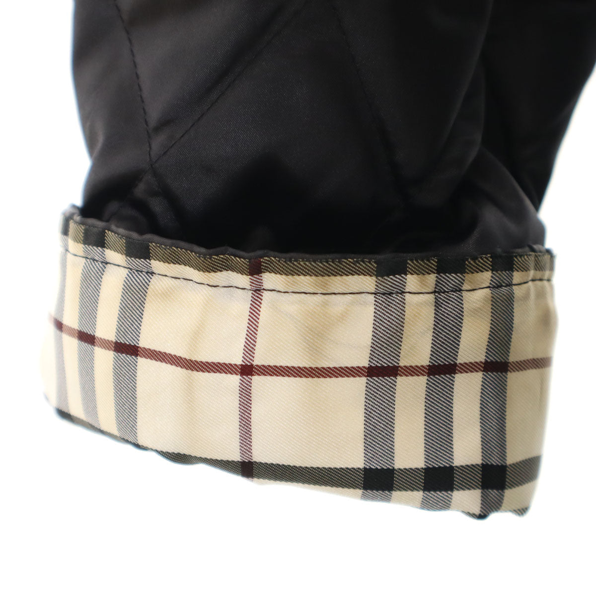 BURBERRY BLACK LABEL バーバリーブラックレーベル キルティングジャケット M ブラック 三陽商会 メンズ