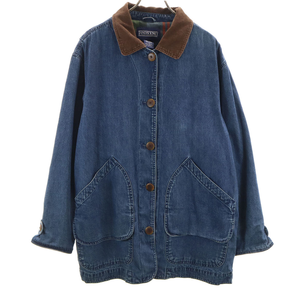 LANDS' END ランズエンド 90s オールド カバーオール M レディース