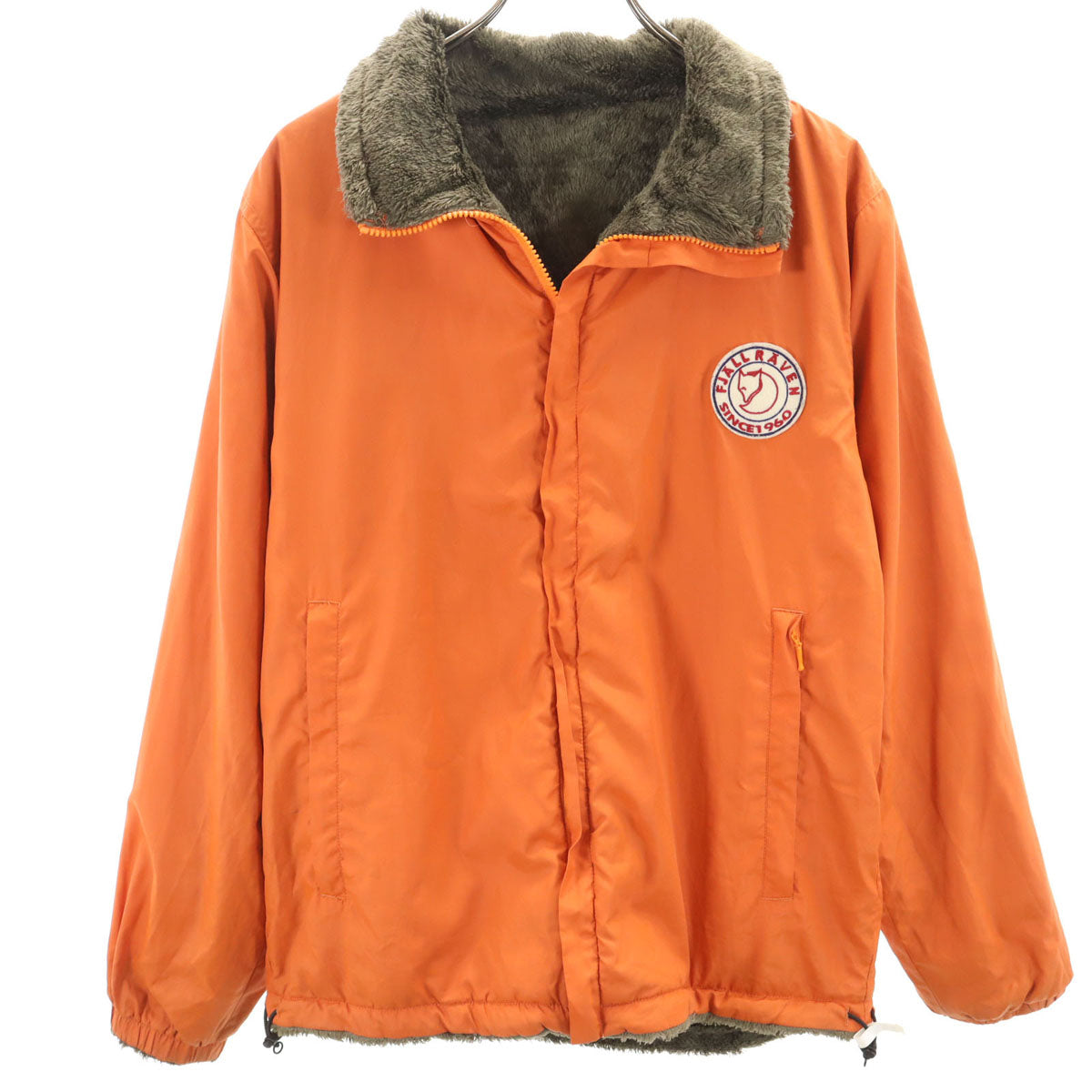 FJALLRAVEN フェールラーベン リバーシブル ジャケット L オレンジ アウトドア メンズ
