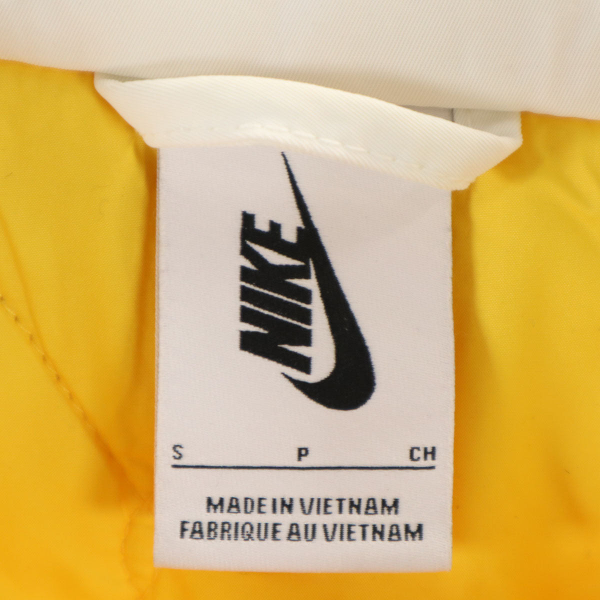 NIKE ナイキ アンブッシュ バック ビックスウォッシュ 中綿ジャケット S ホワイト レイカーズ NBA メンズ