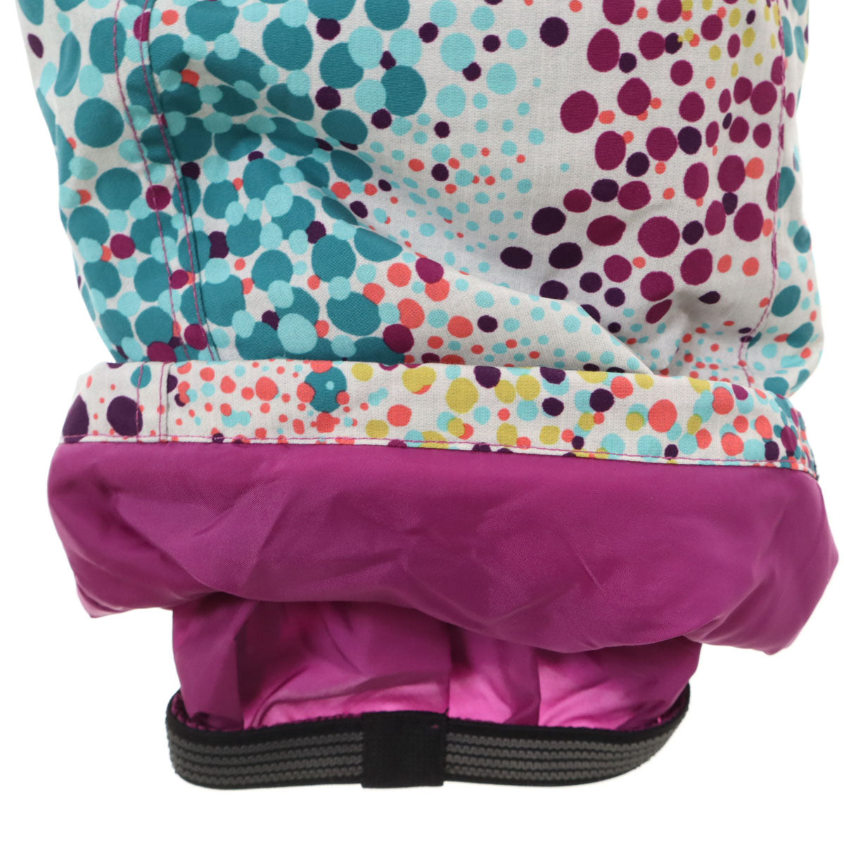 BURTON バートン 総柄 スノーボード ウェア 上下 セットアップ M ホワイト系 スキーウェア キッズ