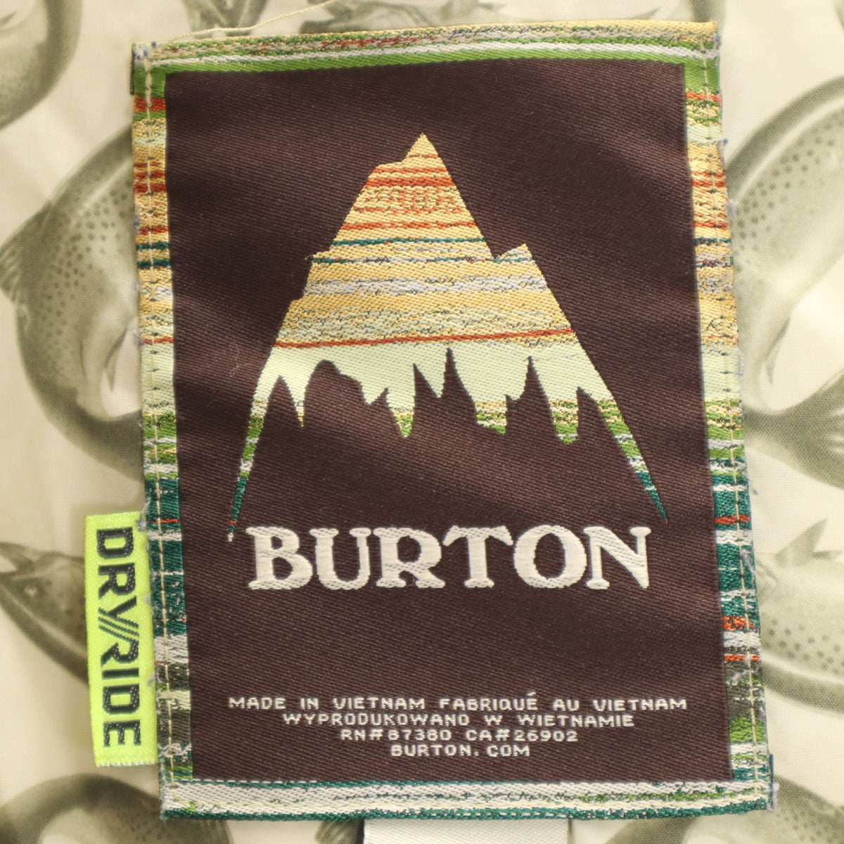 BURTON バートン スノーボード ウェア 上下 セットアップ L オレンジ系 スキーウェア メンズ