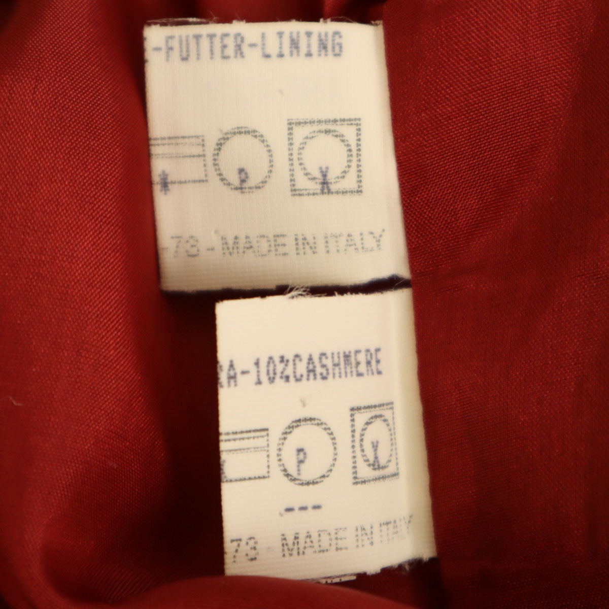 Herno ヘルノ 90s イタリア製 ウールブレンド オールド スカートスーツ 上下 セットアップ 46 レッド レディース