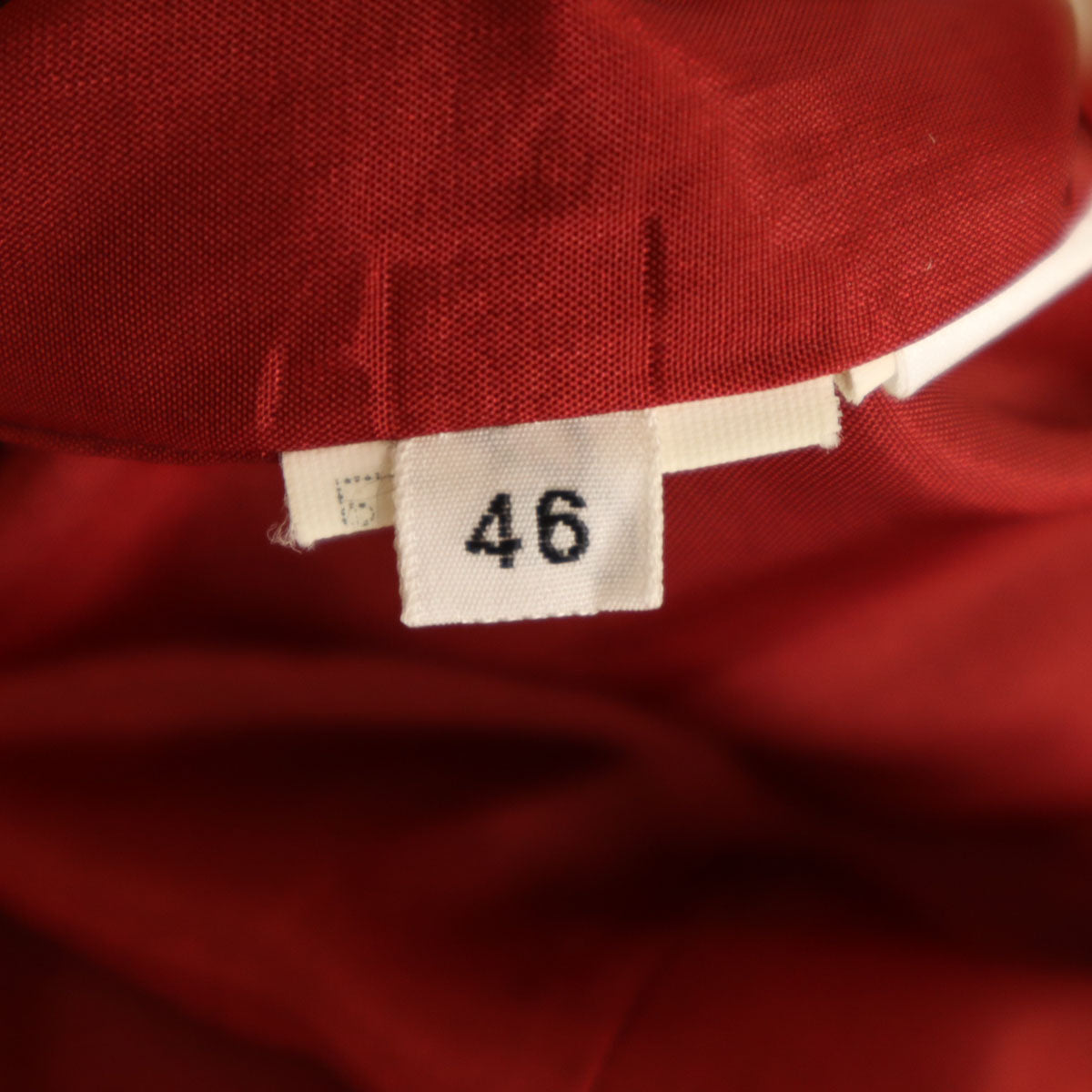 Herno ヘルノ 90s イタリア製 ウールブレンド オールド スカートスーツ 上下 セットアップ 46 レッド レディース