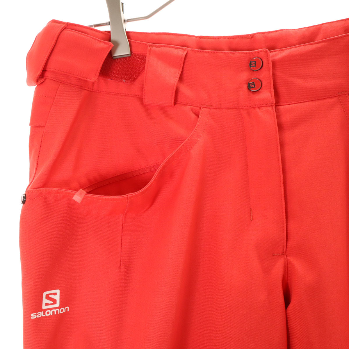 SALOMON サロモン スノーボード ウェア 上下 セットアップ M オレンジ系 スキーウェア レディース