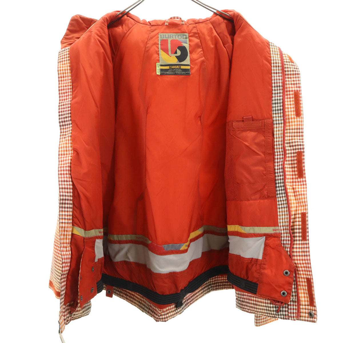BURTON バートン スノーボード ウェア 上下 セットアップ M オレンジ系 スキーウェア メンズ