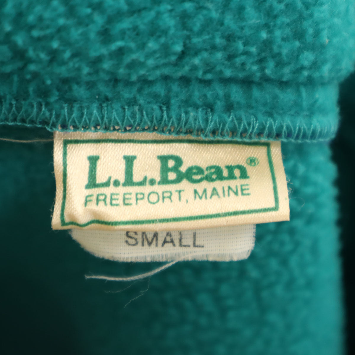 L.L.Bean エルエルビーン 80s USA製 ヴィンテージ フリースジャケット S グリーン系 アウトドア メンズ