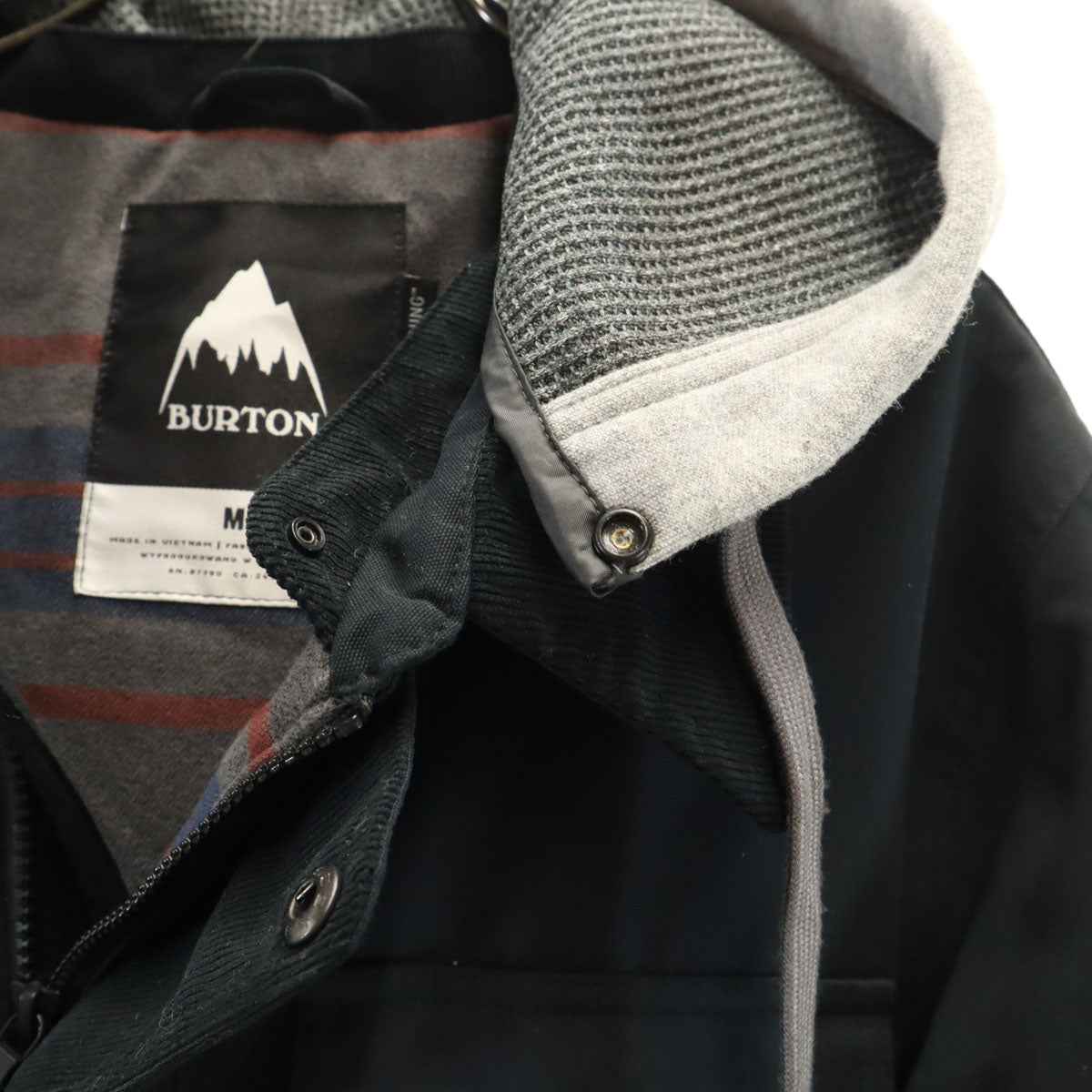 BURTON バートン スノーボード ジャケット M ブラック メンズ