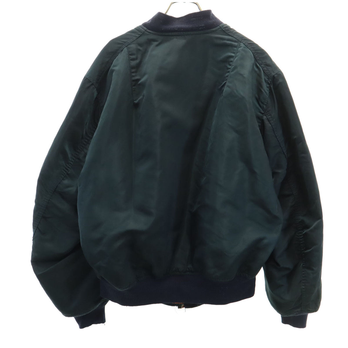 ALPHA INDUSTRIES INC アルファインダストリーズ USA製 フライトジャケット XXL ブラック ビッグサイズ メンズ