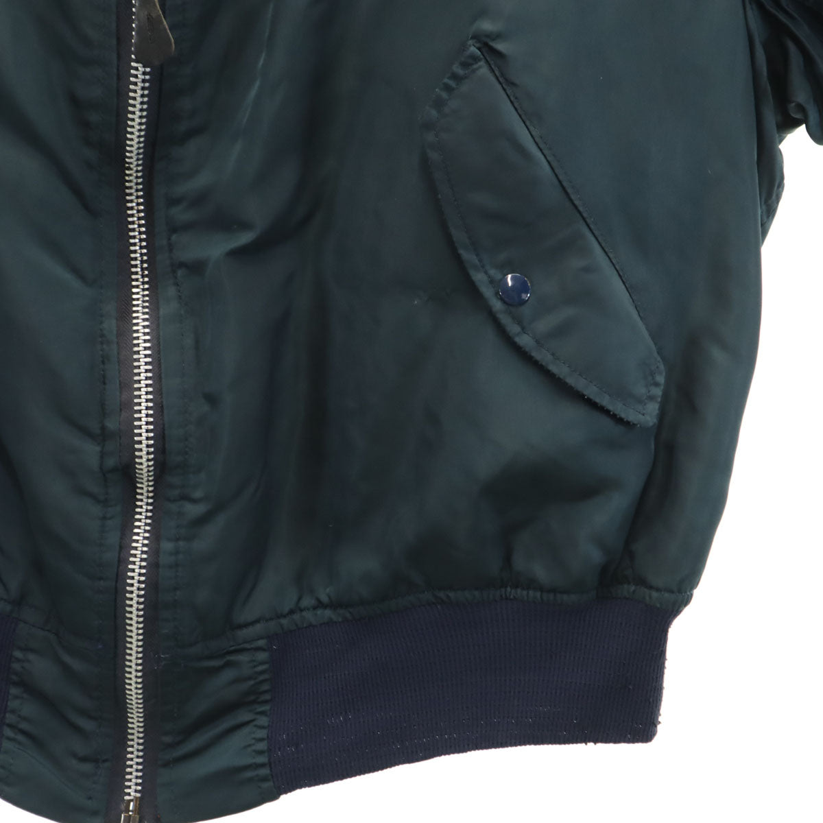 ALPHA INDUSTRIES INC アルファインダストリーズ USA製 フライトジャケット XXL ブラック ビッグサイズ メンズ