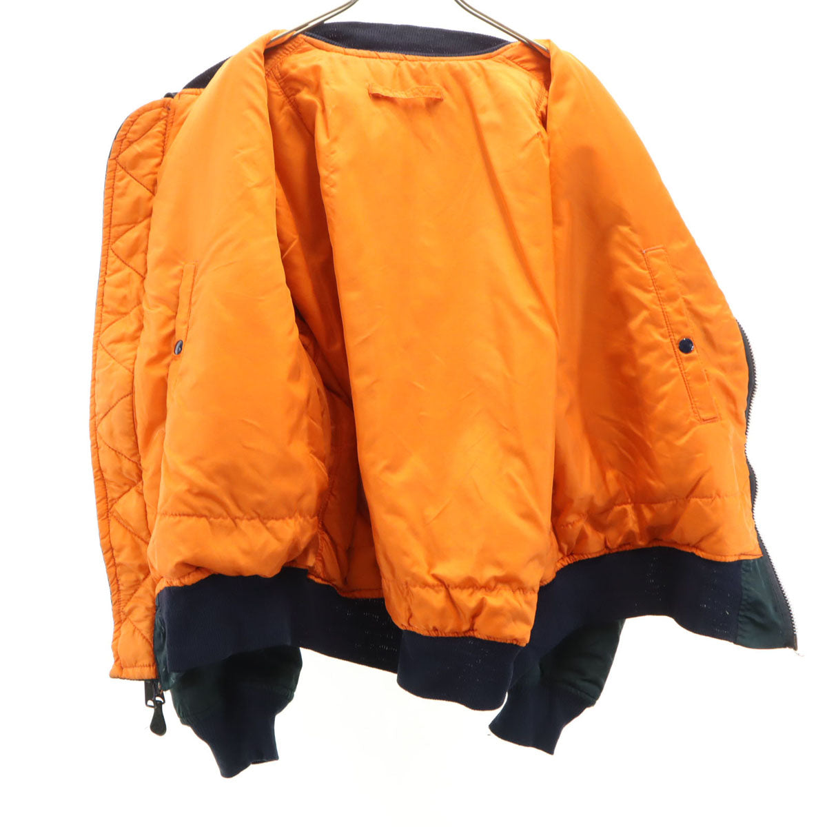 ALPHA INDUSTRIES INC アルファインダストリーズ USA製 フライトジャケット XXL ブラック ビッグサイズ メンズ