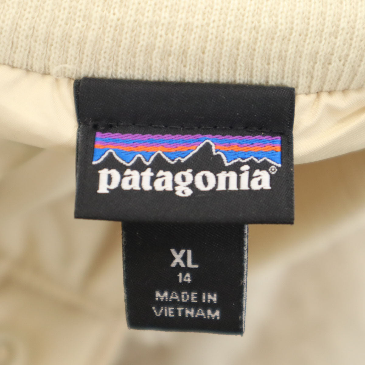 patagonia パタゴニア レトロX ボマー ジャケット XL アイボリー アウトドア 65415 キッズ