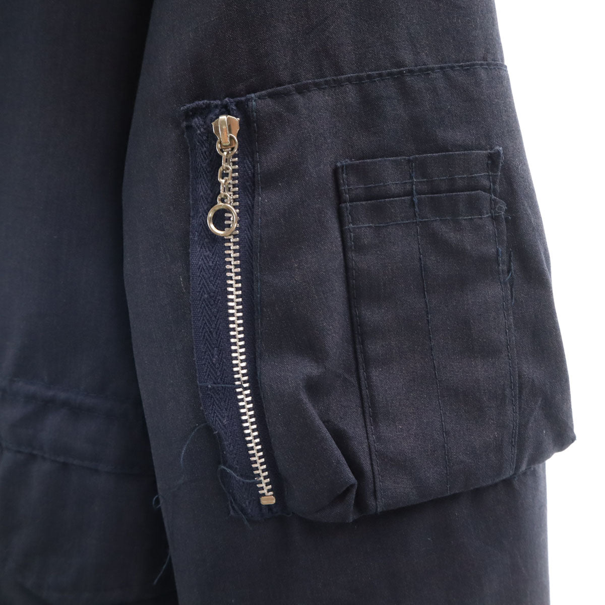 70s 80s ヴィンテージ G-1 フライトジャケット 50 ネイビー メンズ