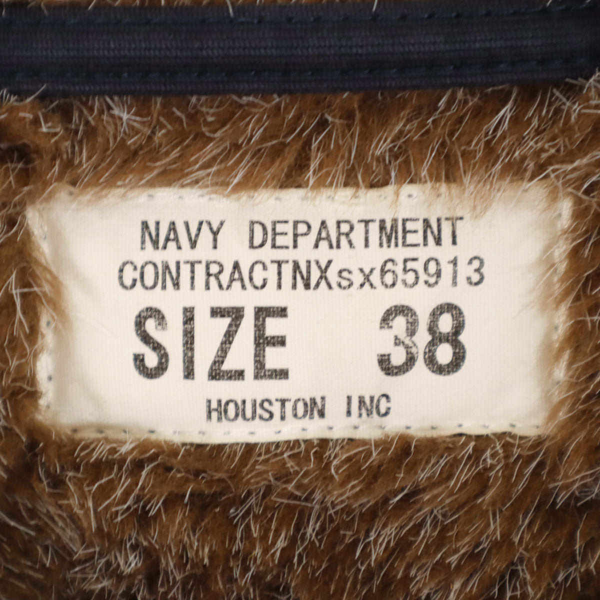 HOUSTON ヒューストン アメリカ海軍 US NAVY N-1 デッキ ジャケット 38 ネイビー メンズ