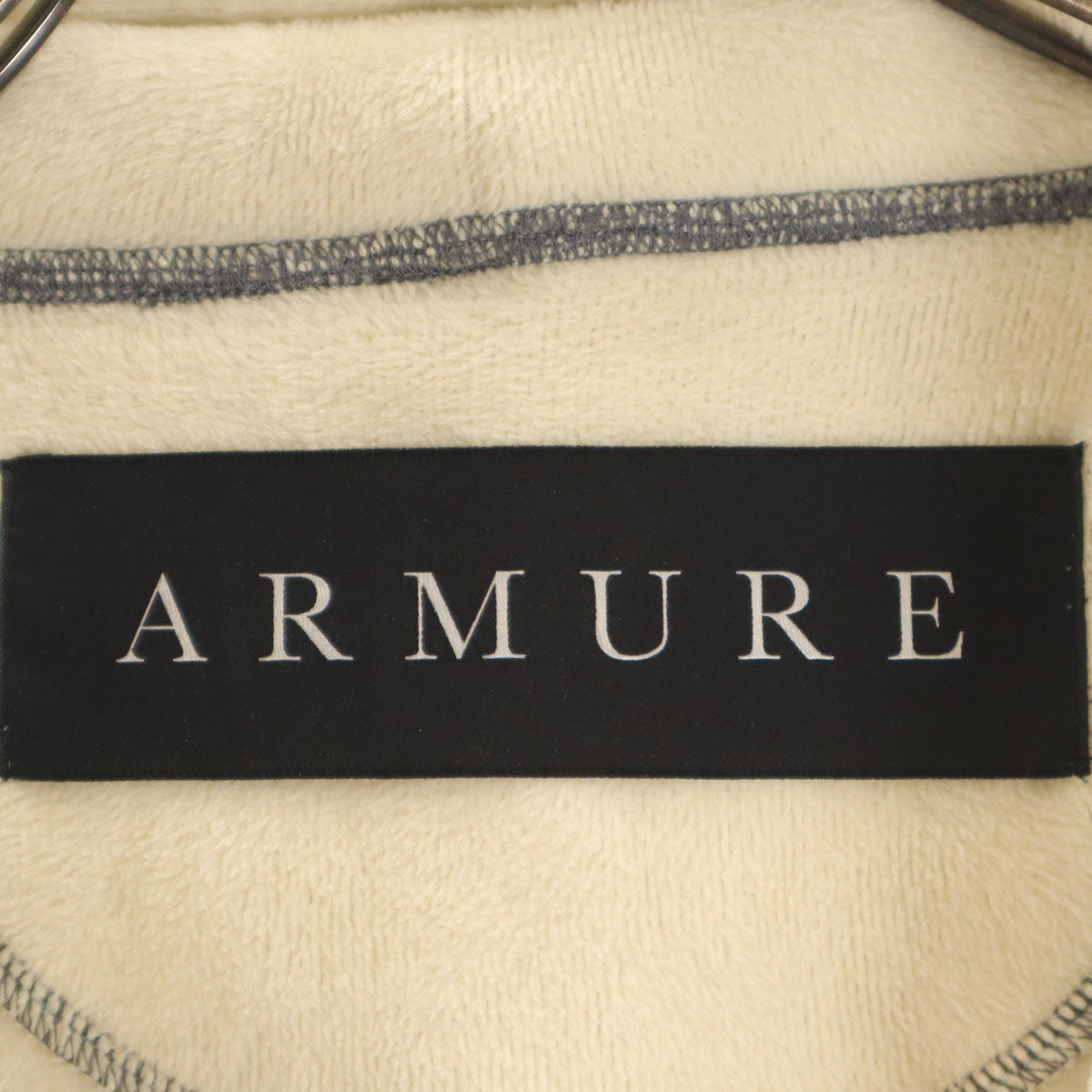 ARMURE アルミュール 日本製 長袖 スウェット ジップパーカー 3 グレー 裏起毛 メンズ