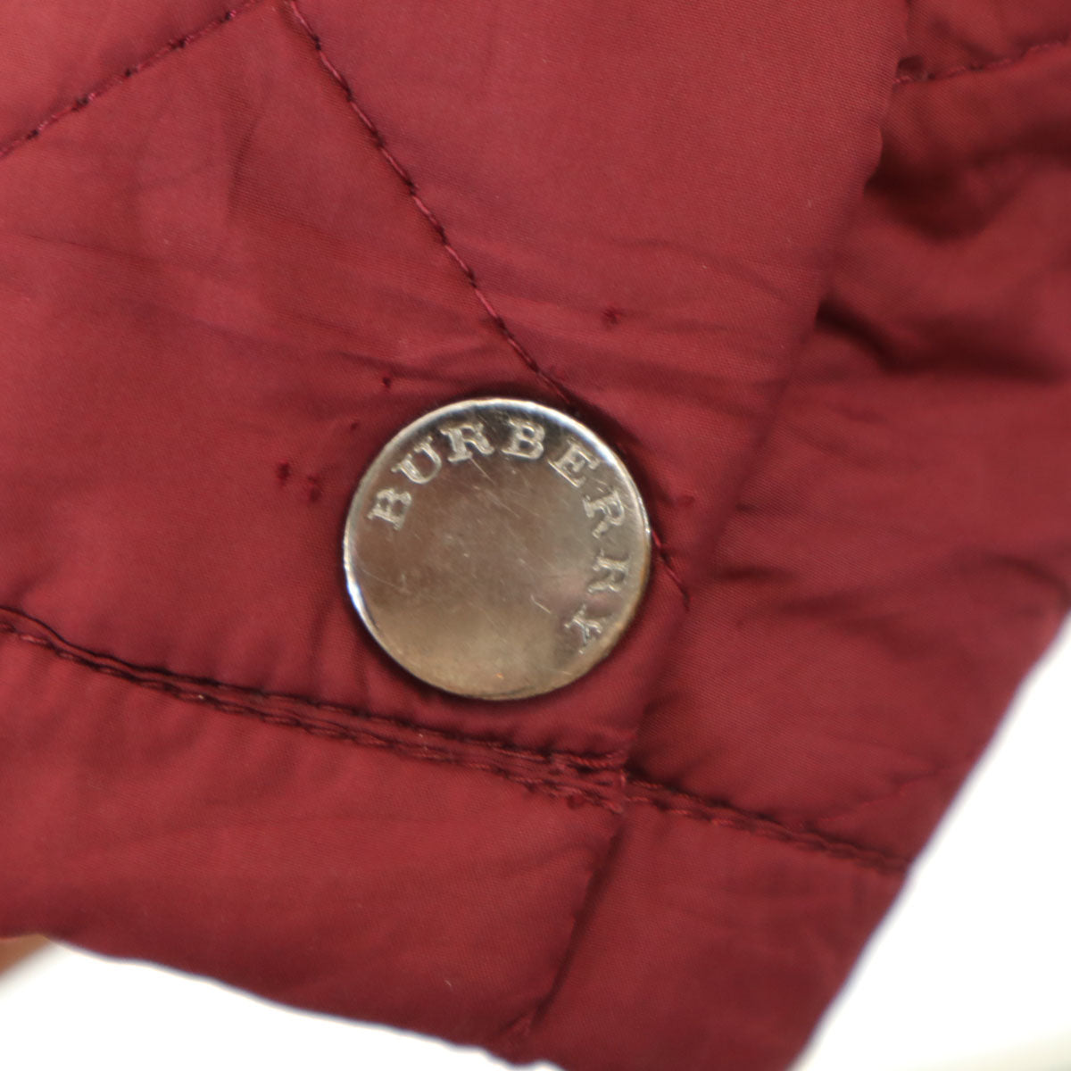 BURBERRY バーバリー キルティングジャケット M レッド系 メンズ