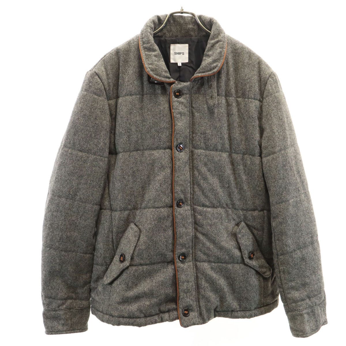 SHIPS シップス 中綿ジャケット XL グレー メンズ