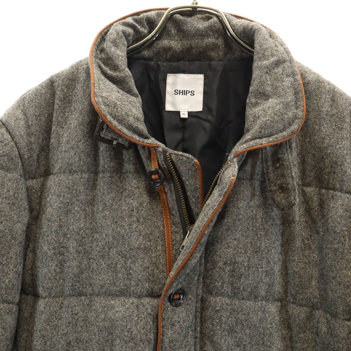 SHIPS シップス 中綿ジャケット XL グレー メンズ