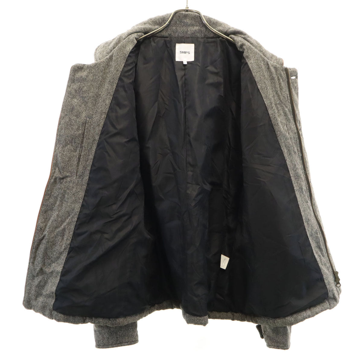 SHIPS シップス 中綿ジャケット XL グレー メンズ