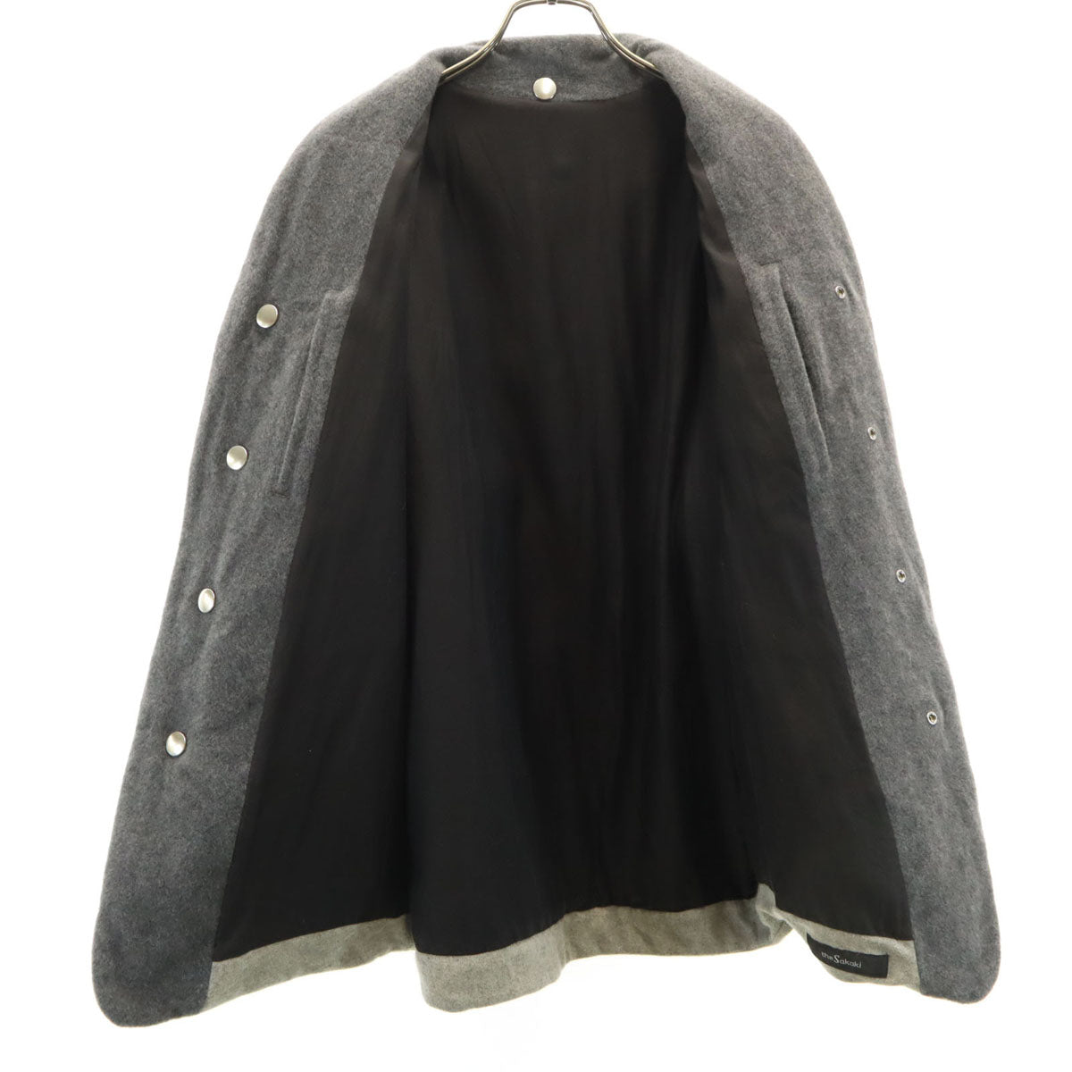 the Sakaki ザ サカキ 日本製 ウールブレンド ブルゾン M グレー メンズ