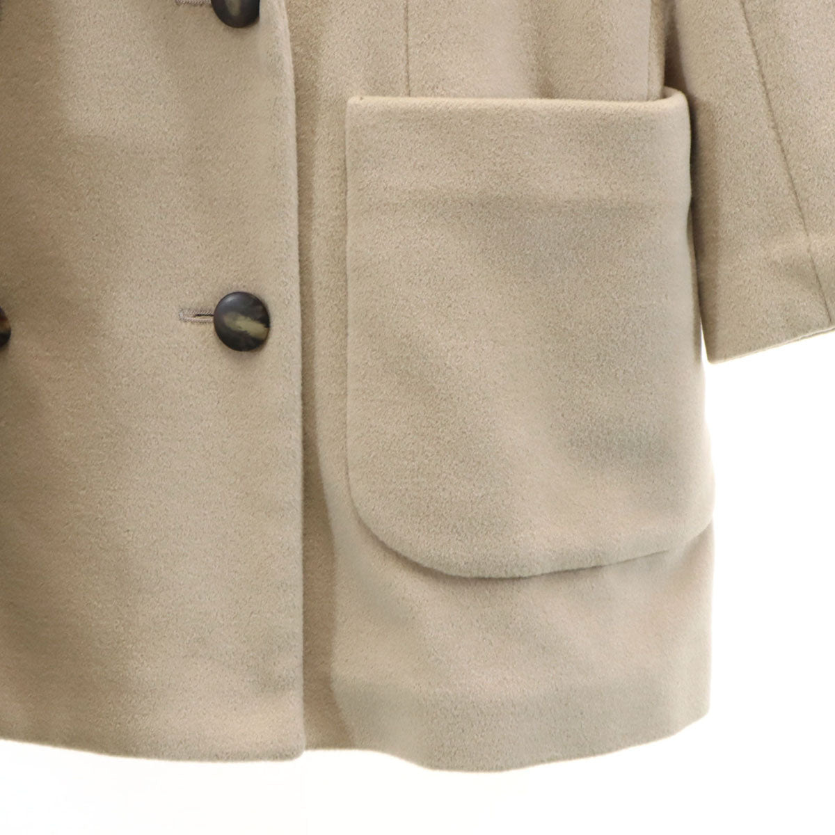 FOXEY フォクシー 日本製 カシミヤブレンド ジャケット F ベージュ レディース