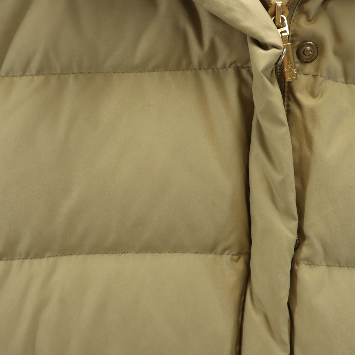 MONCLER モンクレール ダウンジャケット 0 ベージュ ラクーンファー付き レディース