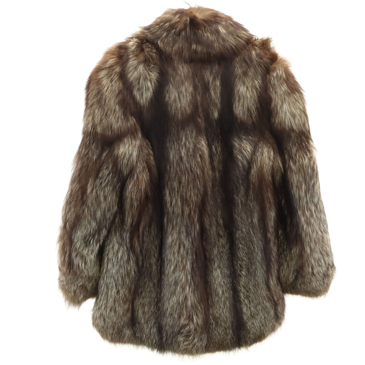 毛皮コート ブラウン レディース