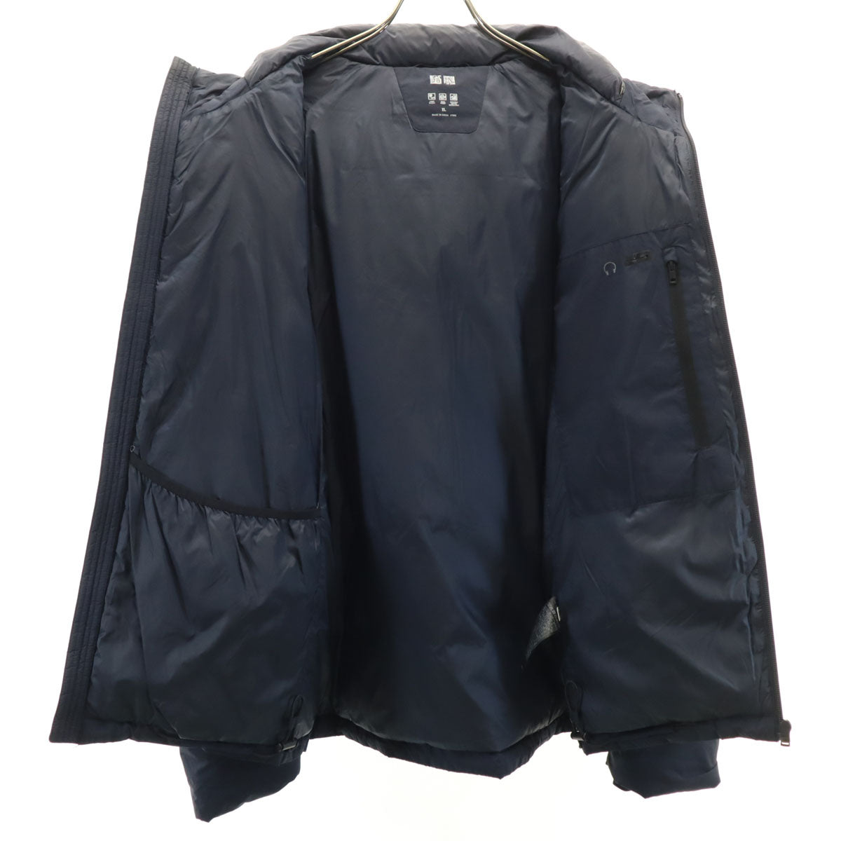 UNIQLO ユニクロ シームレス ダウンパーカー XL ネイビー メンズ