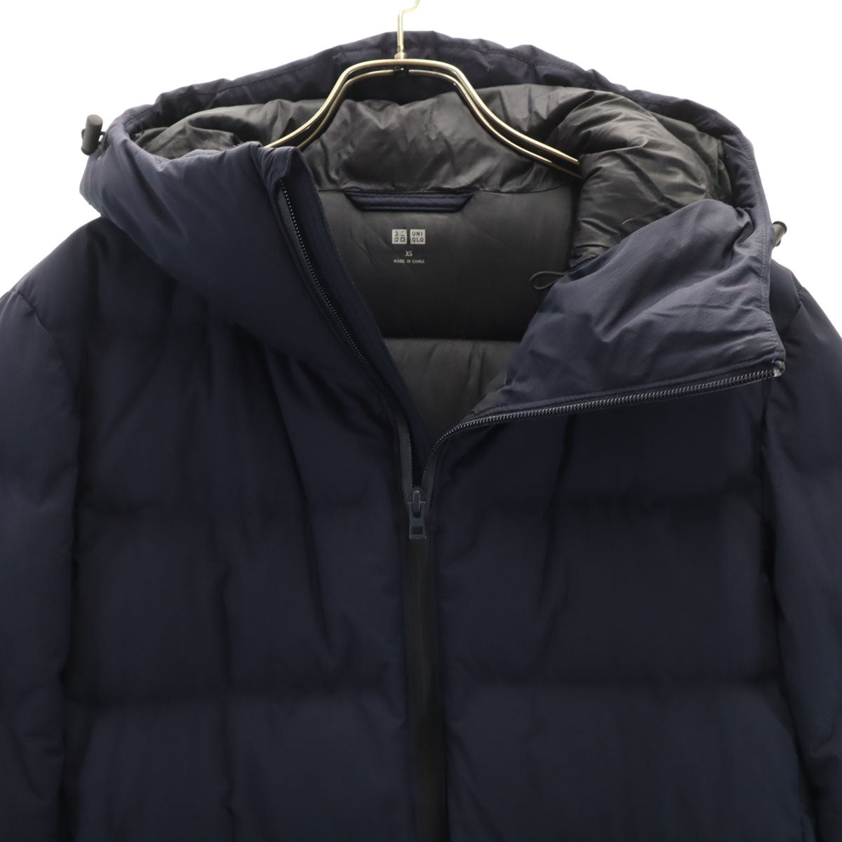 UNIQLO ユニクロ シームレス ダウンコート XS ネイビー メンズ