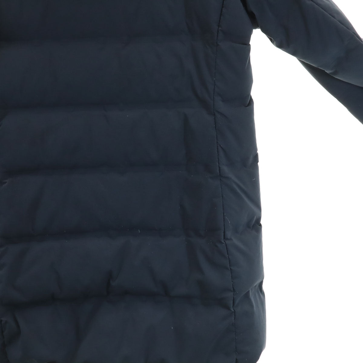 UNIQLO ユニクロ シームレス ショート ダウンコート L ネイビー レディース