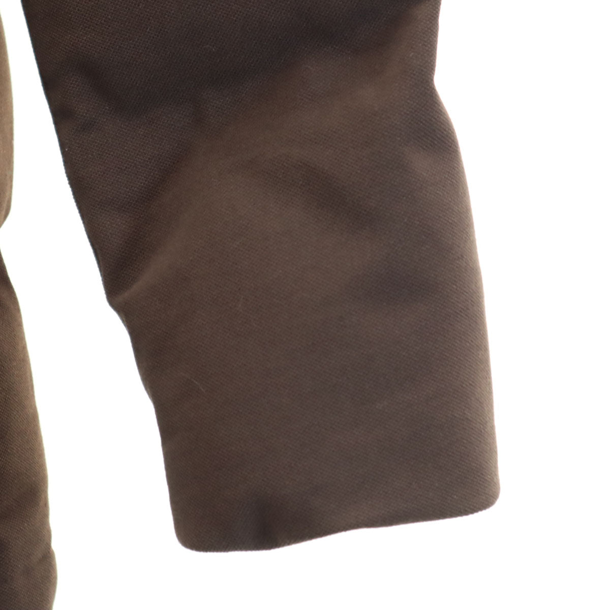 LACOSTE ラコステ ピケ ダウンジャケット XS ブラウン メンズ