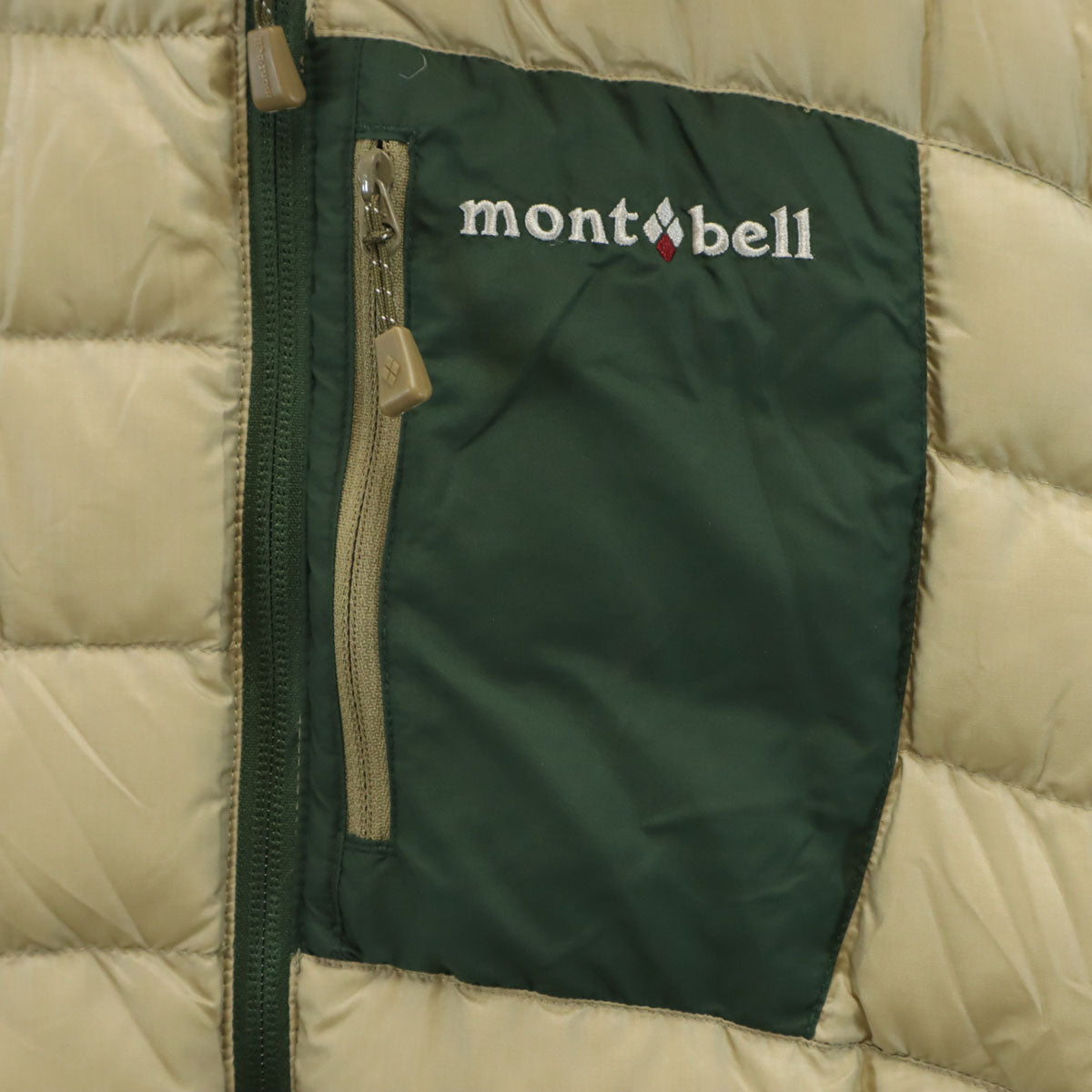 mont-bell モンベル コロラド リバーシブル ダウンジャケット M グリーン系 レディース