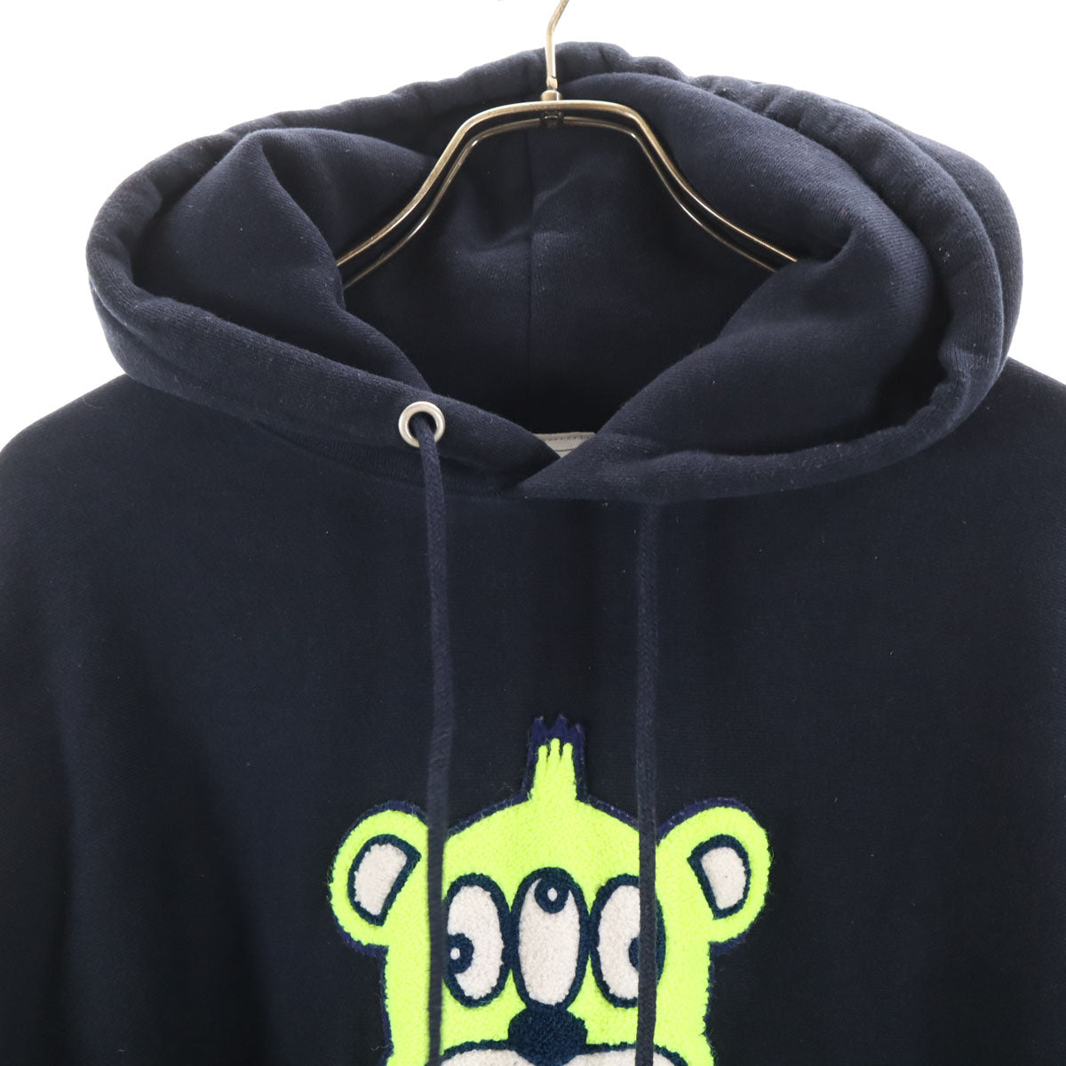 PUNK DRUNKERS パンクドランカーズ 長袖 スウェットパーカー M ネイビー 裏起毛 メンズ