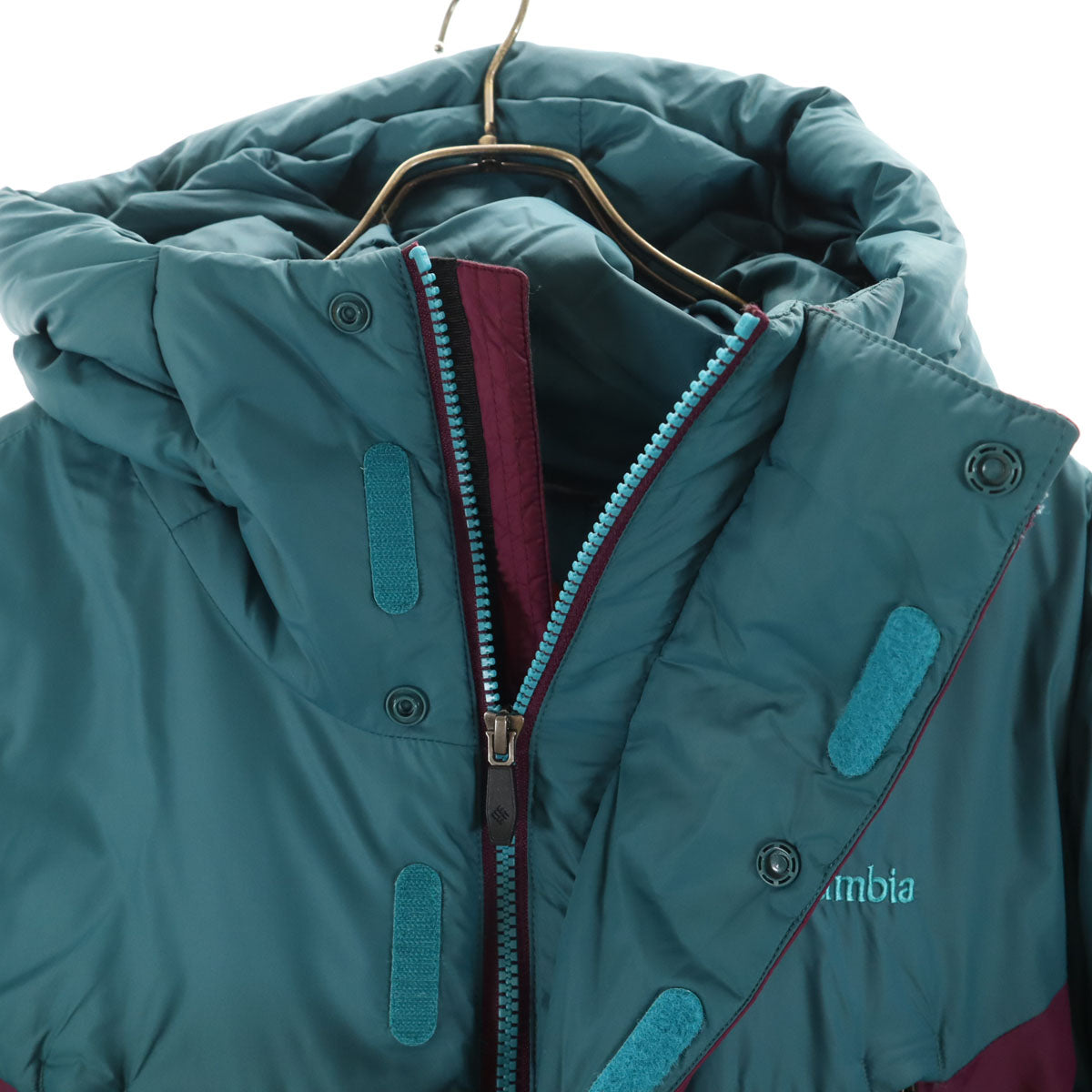 Columbia コロンビア ダウンジャケット M グリーン系 アウトドア メンズ