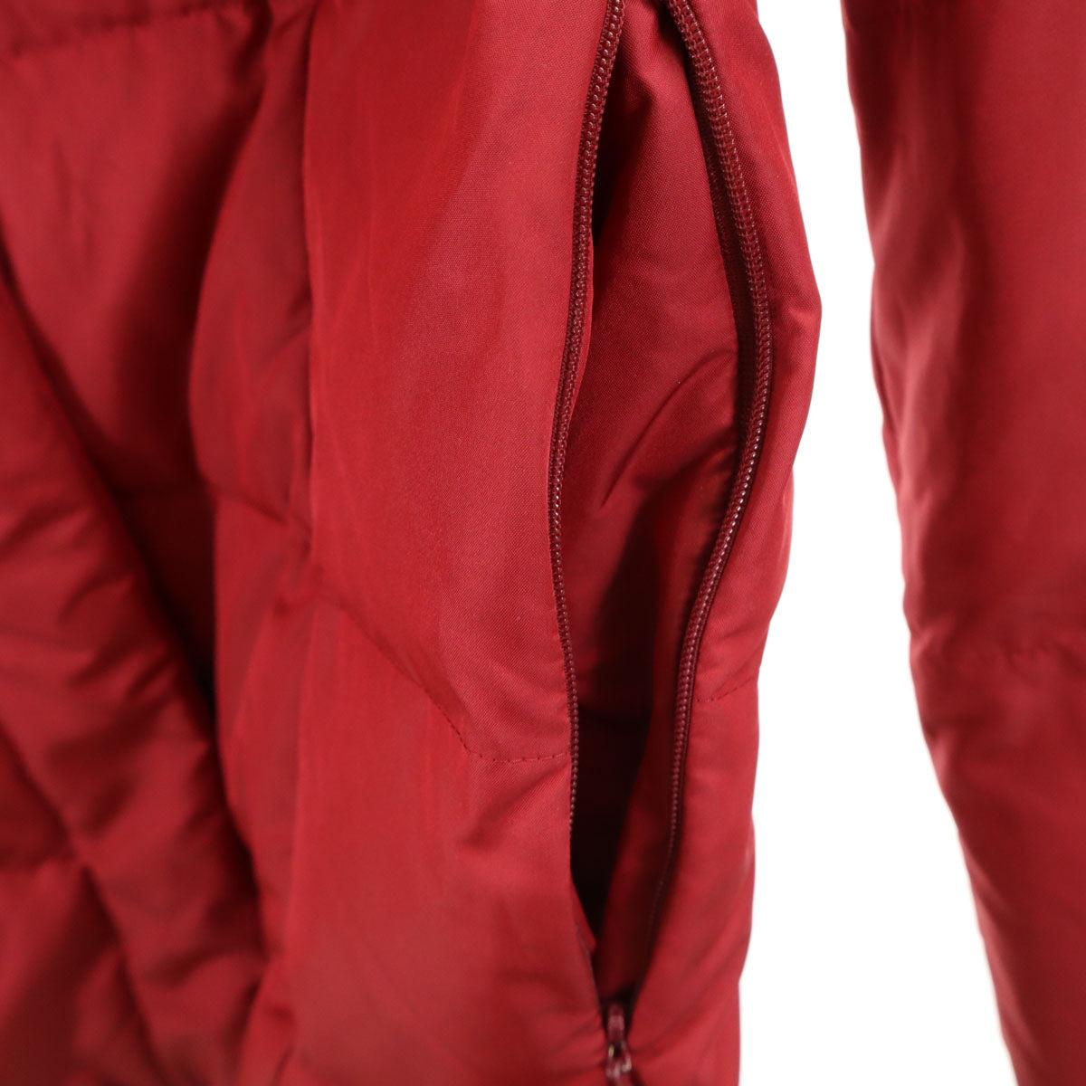 BURBERRY LONDON バーバリーロンドン ダウンジャケット 9 レッド フォックスファー付き 三陽商会 レディース