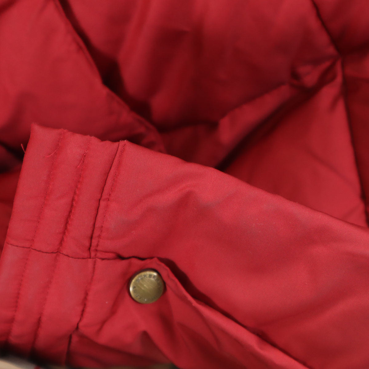 BURBERRY LONDON バーバリーロンドン ダウンジャケット 9 レッド フォックスファー付き 三陽商会 レディース