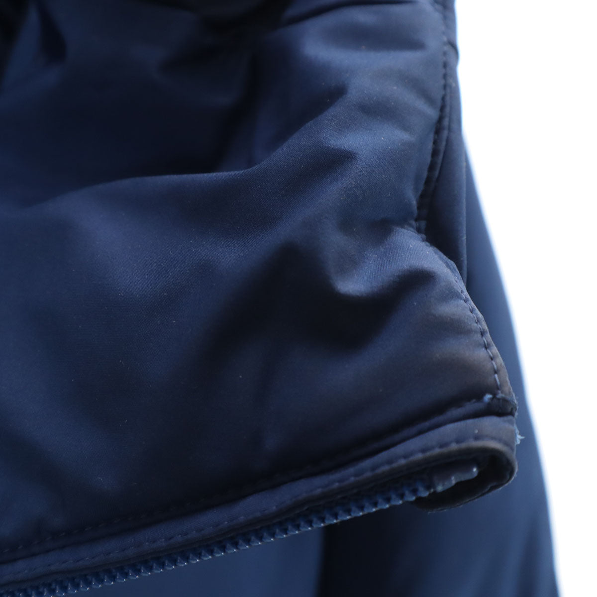 UNIQLO ユニクロ シームレス ダウンパーカー S 青紺 3Dカット メンズ