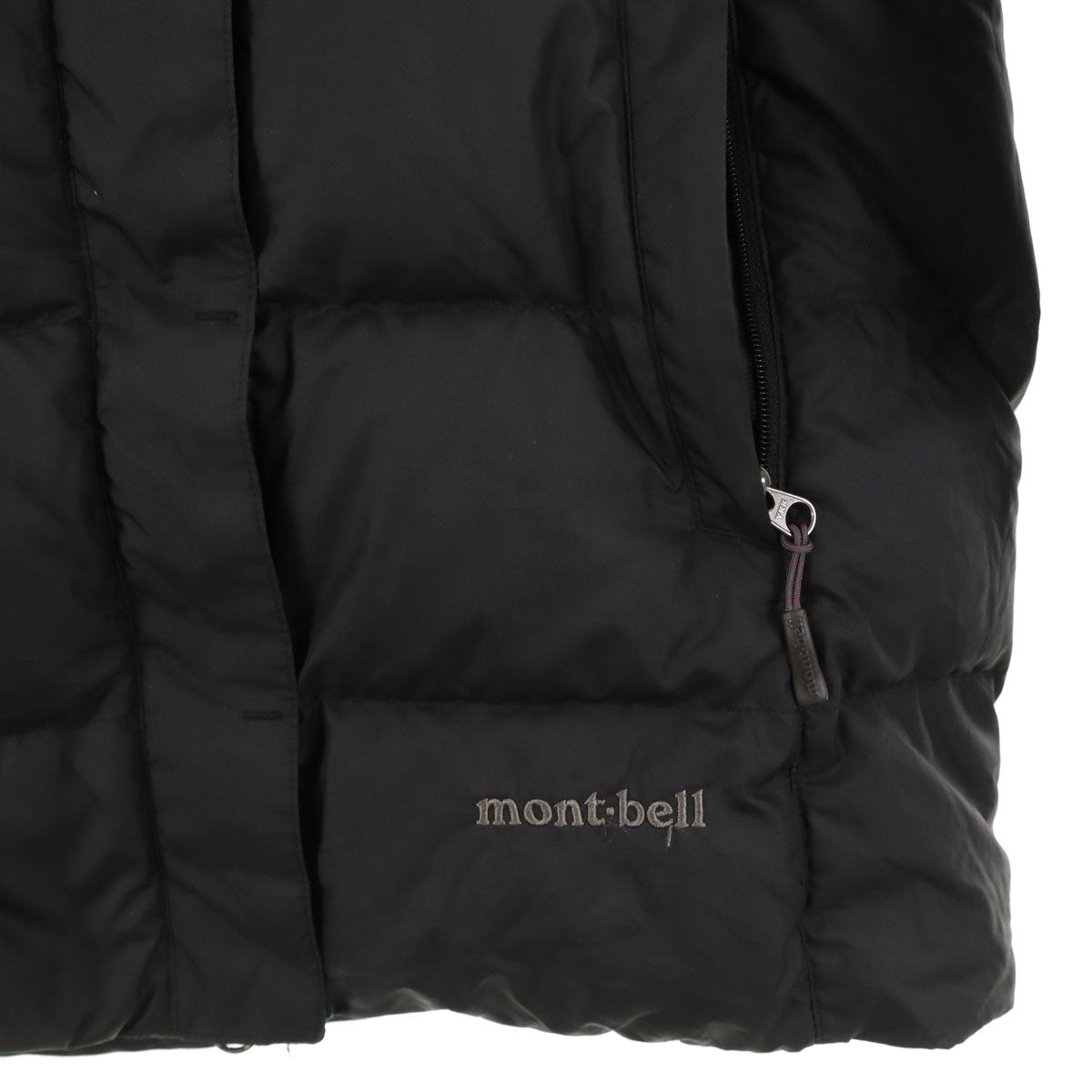 mont-bell モンベル トラベル ダウンパーカー S ブラック 収納袋付き レディース